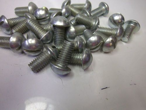 3/8-16 x 3/4 round head slotted machine screw zinc (qty 25) #j55021 for sale