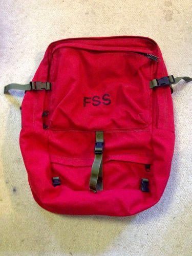 Helena industries fss red fire fighting personal gear pack bug out bag for sale