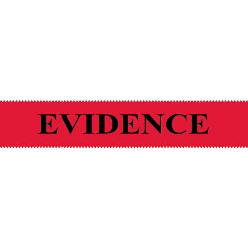 Armor Forensics SRT Evidence Sealing Tape Red 1.375&#034; x 108 ft.