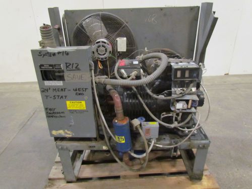 Hussmann hussmetic indoor air cooled condensing unit 208-230 3ph w/control panel for sale