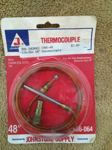 Thermocouple 48&#034; with stainless steel tip  (Lot of 7) HVAC SG