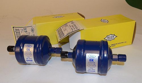 Lot (2) new alco controls ek 052 extra klean liquid line filter-drier 1/4&#034; sae for sale