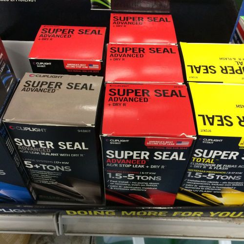 Cliplight 944KIT Super Seal HVACR Leak Sealant R22 R134 R12