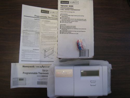 HONEYWELL T8131C 1020 PROGRAMMABLE FUEL SAVER THERMOSTAT NEW  FREE SHIPPING