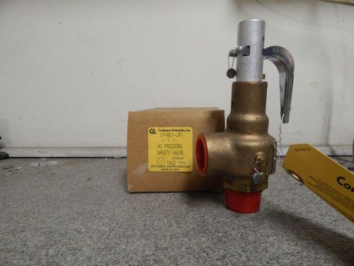 1&#034; x 1&#034; 19-401-30 hi pressure safety valve steam conbraco nos for sale