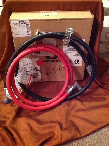 New graco 222063 kit hose &amp; fitting 6 3/8&#034; 300 psi 061089, 1/2&#034; 3000 psi 061-253 for sale