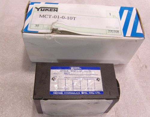 Hydraulic check valve Yuken MCT-01-0-10T