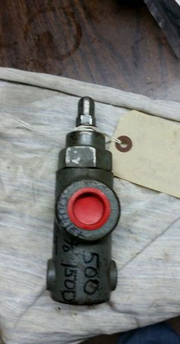Commercial Model 355-9207-017 500 to 1500 psi adjustable relief valve 3/4 npt