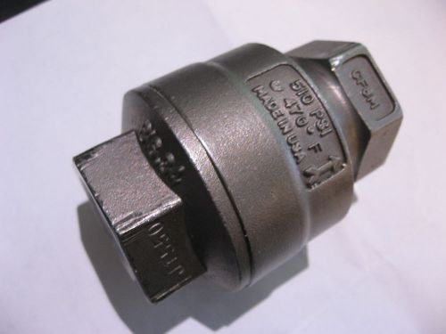Dft valves scv check valve 3/4&#034;, 750 cwp, 510 psi, 470f, npt interface - used for sale