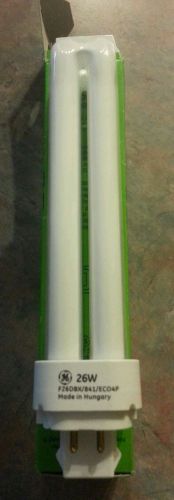 2 GE Biax D ECO 26W 4Pin Compact Fluorescent Lamp General Electric Light Bulbs