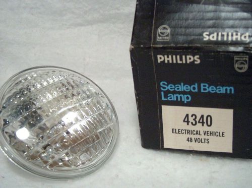 4340 Work Light Electrical Vehicle Sealed Beam Light 80W 48V Philips Made in USA