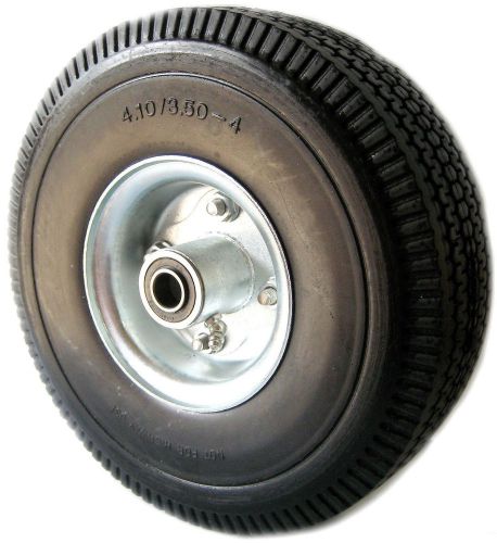 New 10&#034; x 3.5&#034; tire flat free 5/8&#034;id hand truck wheels tubeless for sale