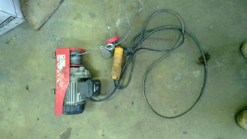 110 volt 440/880 pound hoist