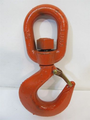 Campbell #9, 1&#034;, 7 ton wll, alloy latched swivel hoist hook - 3952915il for sale
