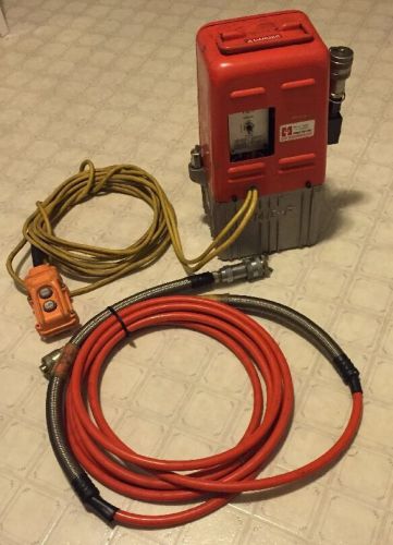 Huskie r-14ef hydraulic pump for crimper cutter punch ram 10000 psi 10k enerpac for sale