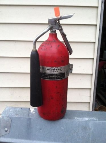 Vintage CO2 fire extinguisher
