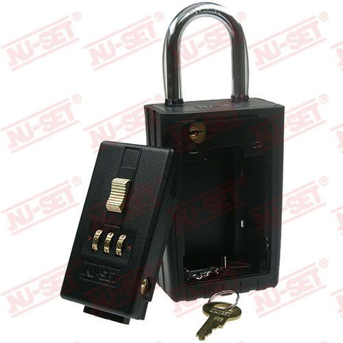 3-alpha combination/key lockbox, key locking shackle, self scramble for sale