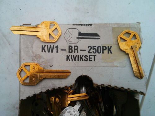taylor by ilco key blanks kw1 fits kwikset lot of 15