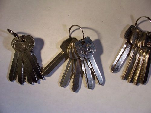 3 set  ford  1 -10 pin  depth  keys  1-5   h 6o  1 -h51 and 1- 52 for sale