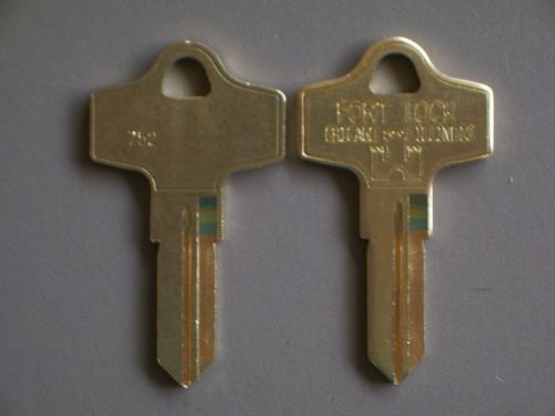 2 Fort Lock Double Sided Key Blanks K752