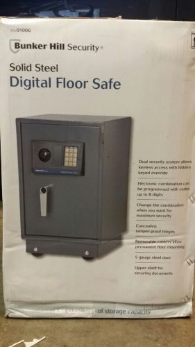 Bunker Hill Security Solid Steel Digital Floor Safe Harbor Freight 91006