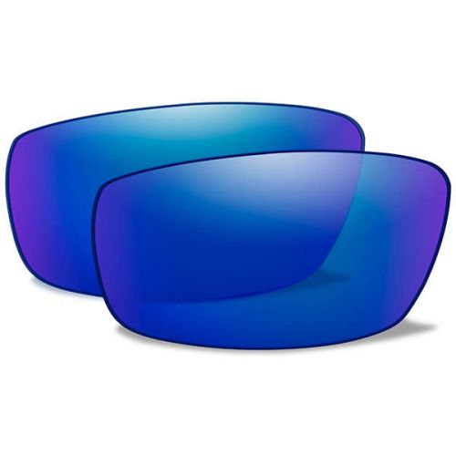 Wiley x 698p airrage polarized blue mirror (green) replacement lens for sale