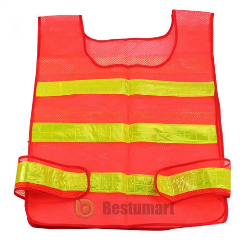 New High Visibility Safety Vest Reflective Red Color Safety Vest US