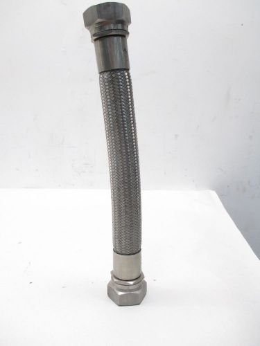 New stainless steel braided hose 15in length 1-1/4in npt d434998 for sale