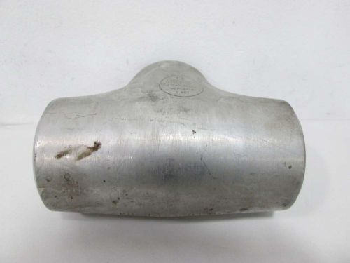 New tube-turn 2-1/2in tee wp304 s-40s stainless fitting bevel buttweld d336661 for sale