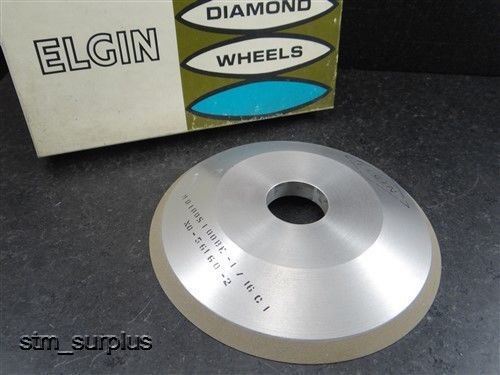 ELGIN CUP DIAMOND GRINDING WHEEL 6&#034; MODEL MD100S100BE-1/16CI