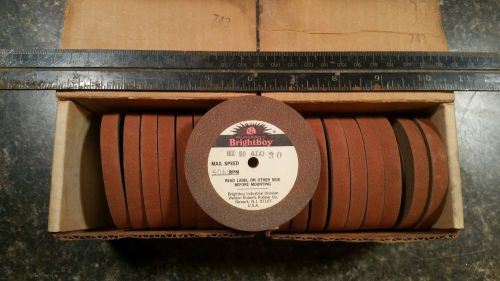 Lot of 19  Brightboy 3&#034; Grinding Wheel 3/8 face 1/4 hole