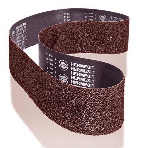 2x72 sanding belt, 180 grit,  rb530 x, &#034;hermesit&#034; by hermes abrasives -  10 ea for sale