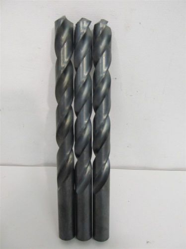 Chicago-latrobe series 150, 44032, 1/2&#034;, hss, jobber length drill bits - 3 each for sale