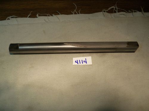 (#4114) new machinist 19/32 straight flute carbide tipped straight shank drill for sale