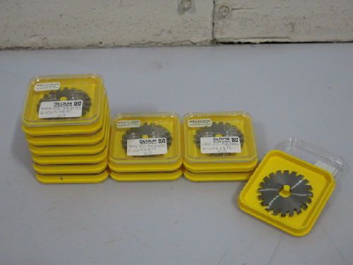 11 GLOOR CARBIDE FORM MILLING CUTTERS/SAWS LOT, 1881-02-420
