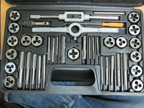 CARBON STEEL METRIC TAP AND DIE SET 40 PC &amp; CARRYING CASE   ITEM 39384