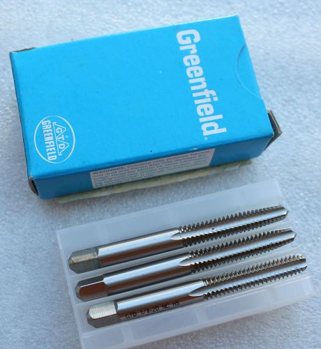 GREENFIELD TOOL - 14025 - Hand Tap Set, 3 PC, HSS, 1/4-20, H3 Set of 3 - NEW