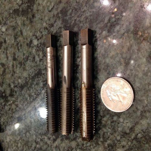 3 machine shop taps mixed 4 flute  7/16-14 nc 7/16 14 thread cutting threading for sale