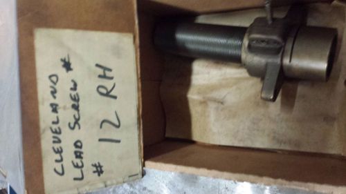 Cleveland lead screw and nut #12 RH.