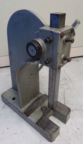 Heavy duty bench top arbor press 1-1/2&#034; x 1-1/2&#034; ram for sale