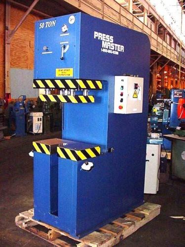 50 ton 12&#034; strk pressmaster cfp-50 hydraulic press for sale
