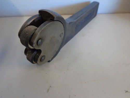 ARMSTRONG NO 1K LATHE FLOATING HEAD KNURLING TOOL STK 974