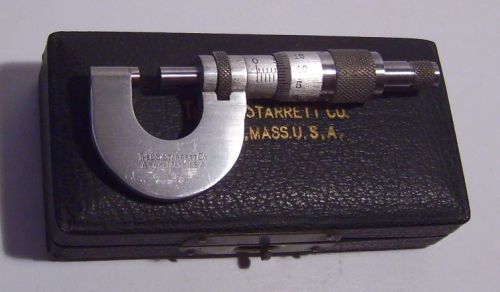 Starrett 215M Small Metric Micrometer Caliper
