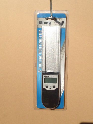 WIXEY 8&#034; Digital Protractor Model# WR410, Magnetic Angle Miter Finder NEW SEALED