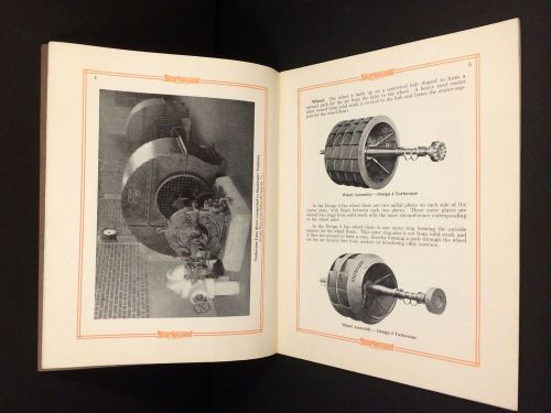 1928 Sturtevant Turbovane Fans Boston MA Antique Tool Machinery Catalog