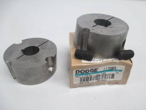 Lot 2 new dodge 117089 7/8in id 2012 taper-lock bushing d239877 for sale