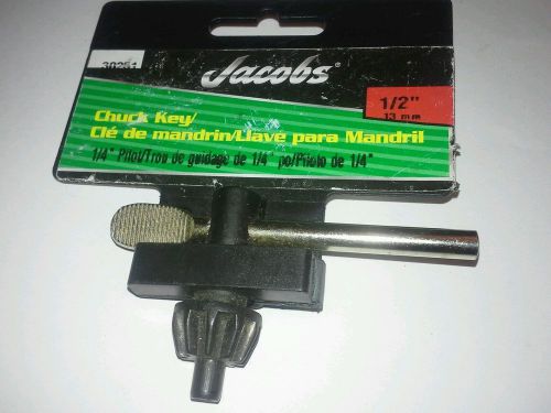 NEW 30251 JACOBS 1/2&#034; CHUCK KEY , 1/4&#034; PILOT ,  MADE IN USA , FREE SHIPPING!!!