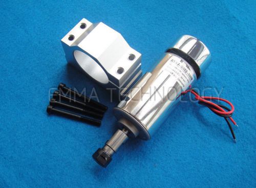 Dc 12-48v cnc 300w air cool spindle motor with er11 mount bracket for sale