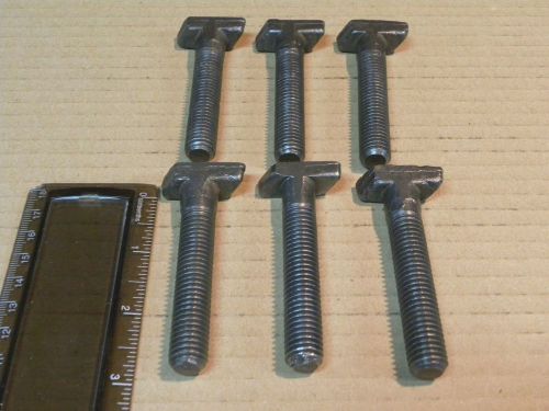 Lot of 6pc - new rotary t-slot stud/bolt 1/2&#034;-13 x 3&#034; length - l033 for sale
