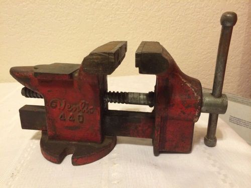 Vintage vise anvil work bench table top clamp swivel base for sale